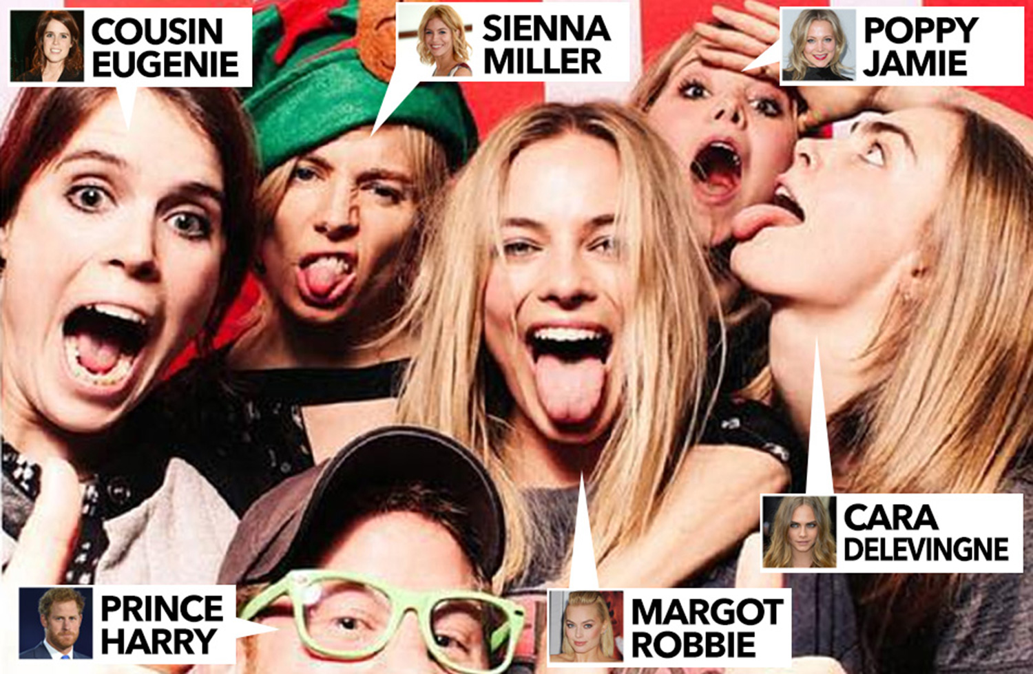 Pangeran Harry Selfie dengan Lima Selebritas Dunia